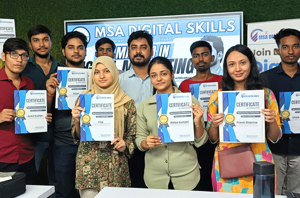 MSA Digital Skills is the best digital marketing institute in Patna