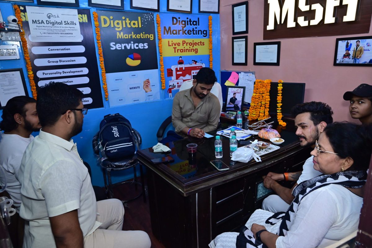 MSA Digital Skills, located in the heart of Laxmi Nagar, Delhi, is a premier training institute for Digital Marketing. We offer expert-led courses designed to equip students with practical skills and industry knowledge. With a 100% job placement guarantee, our goal is to prepare you for a successful career in digital marketing.